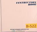 Bryant-Bryant No. 1109, Internal Grinder,Operations & Maintenance, Manual (1963)-No. 1109-04